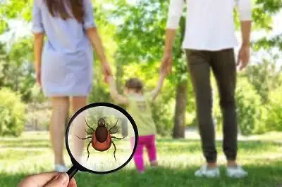 Family,Walking,Outdoors,And,Don't,Even,Suspect,About,Hidden,Danger